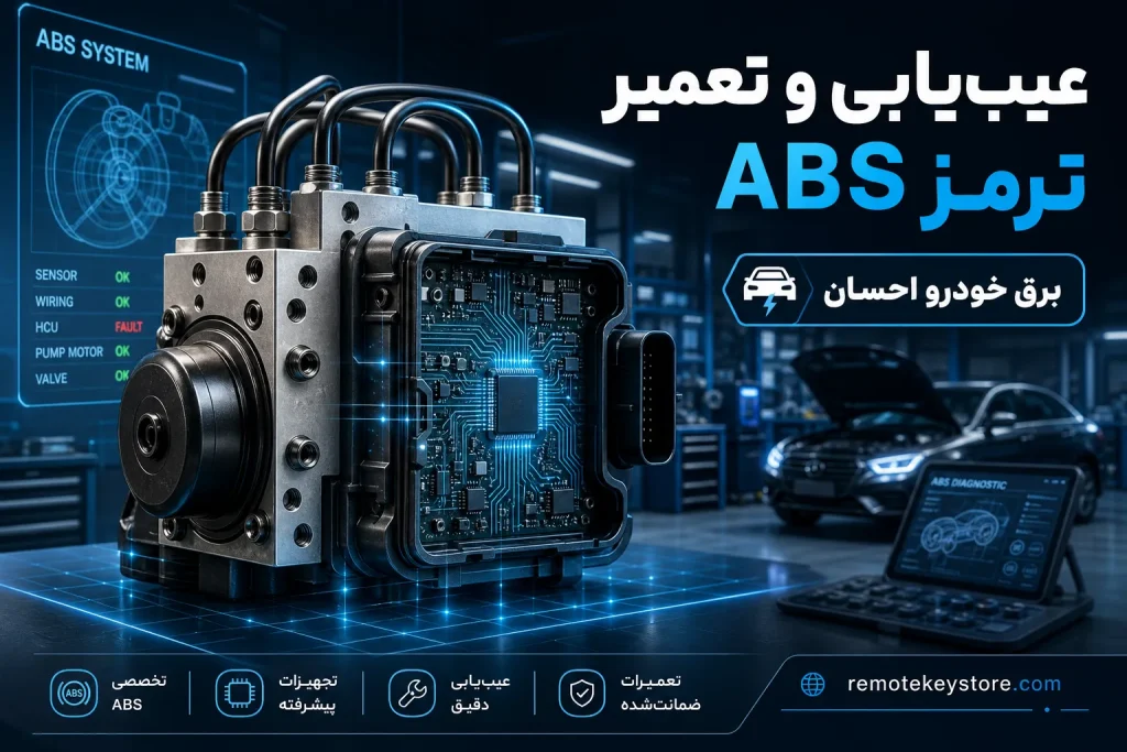 علت خالی کردن ترمز و روشن شدن چراغ ABS | عیب‌یابی و تعمیر یونیت