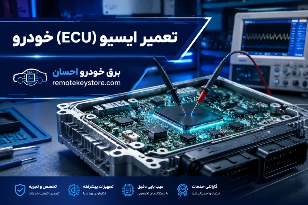 تعمیر ایسیو (ECU) خودرو؛ عیب‌یابی صفر تا صد، علائم سوختن برد و هزینه