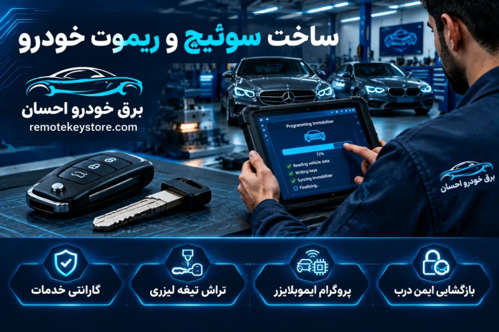 گم شدن سوئیچ ماشین؛ راهنمای ساخت ریموت بدون کلید یدک